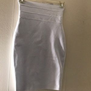 High waisted pencil skirt